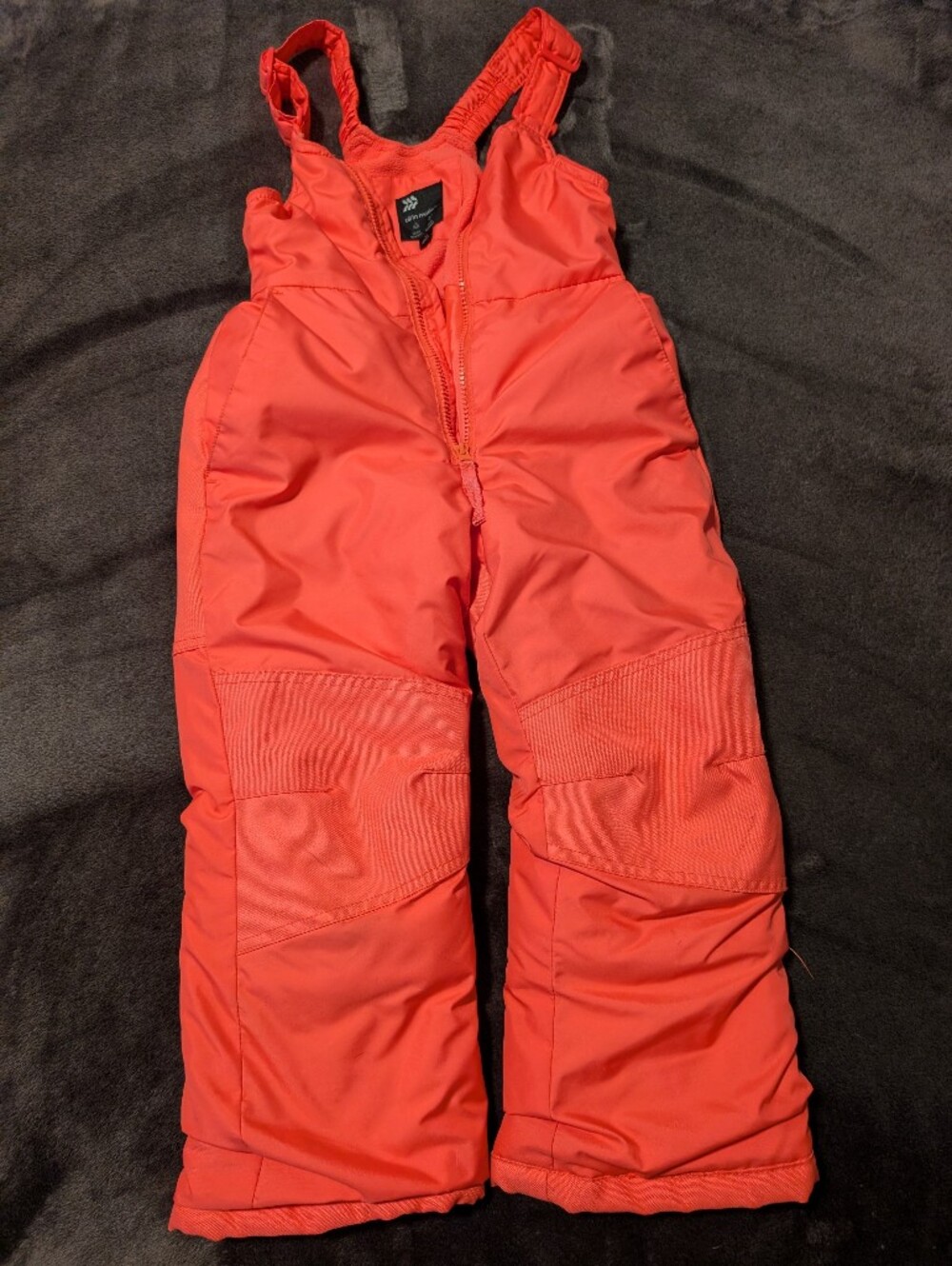 all in motion Coral-Red Insulated Snow Bib